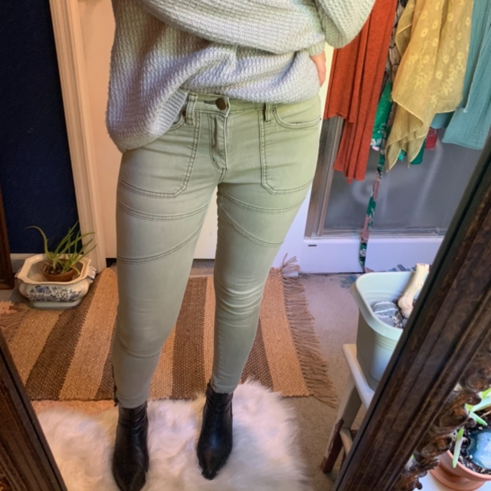 UO BDG Skinny Utility Moto Pant ankle zip 27